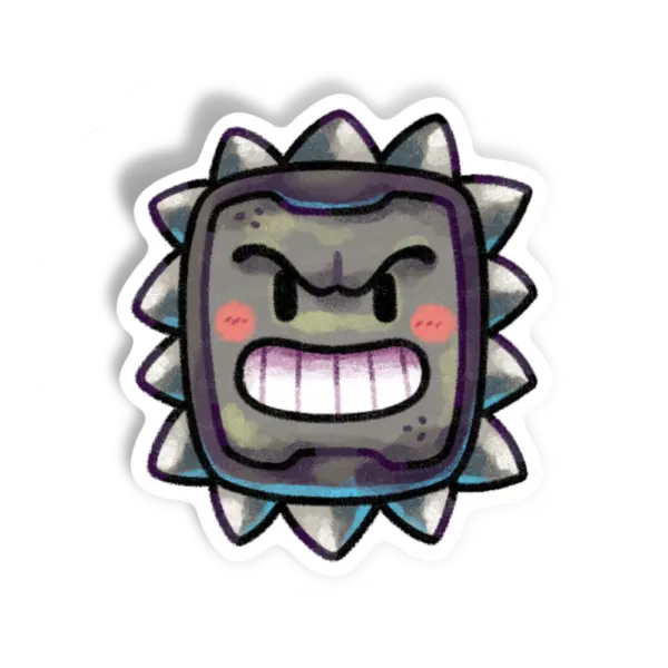 Adesivo Thwomp, Games