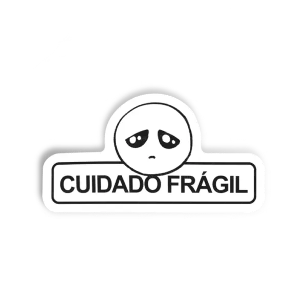 Adesivo Cuidado Frágil!, Design