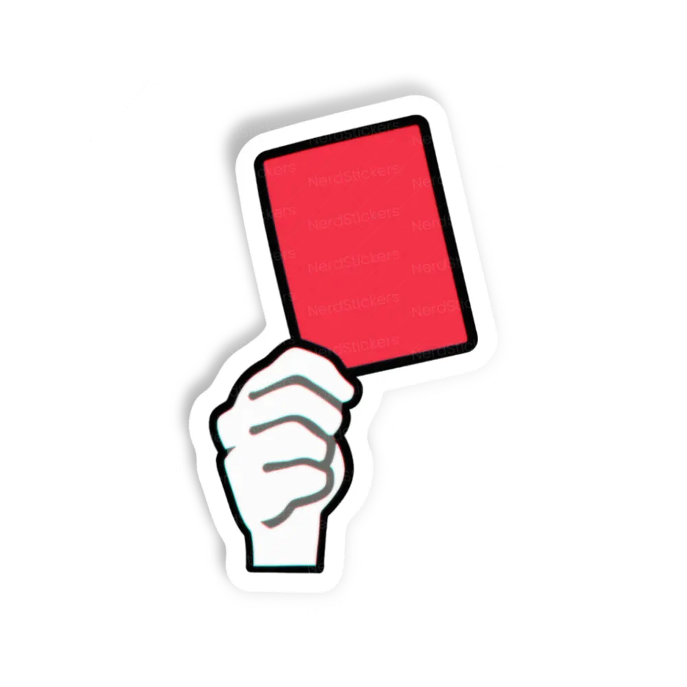 Adesivo Cartão Vermelho, Esportes