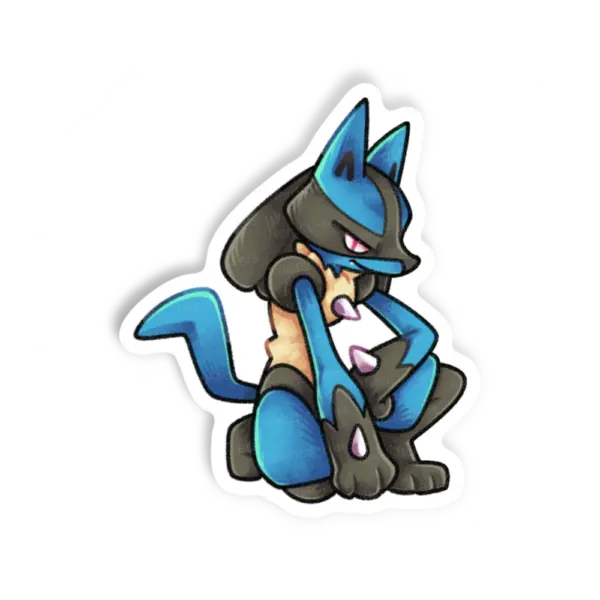 Adesivo Lucario, Animais