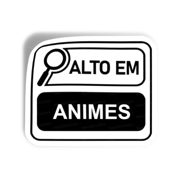Adesivo Alto em Animes, Comida e Bebida