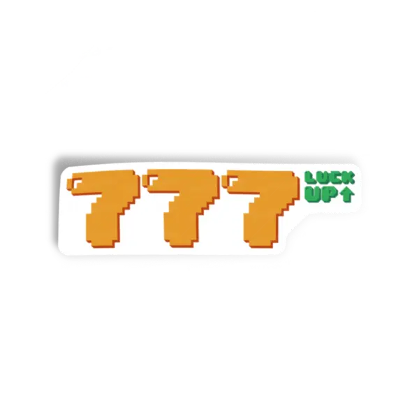 777 LUCK UP sticker, Causes