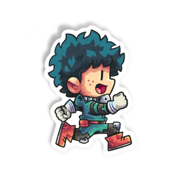 Adesivo Dekuzinho, Anime e Mangá