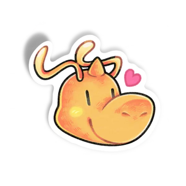 Adesivo Dragonite Love, Animais