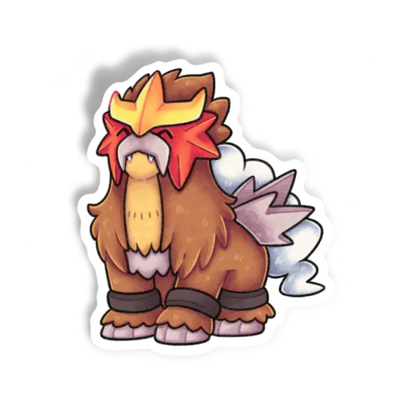 Adesivo Entei, Animais
