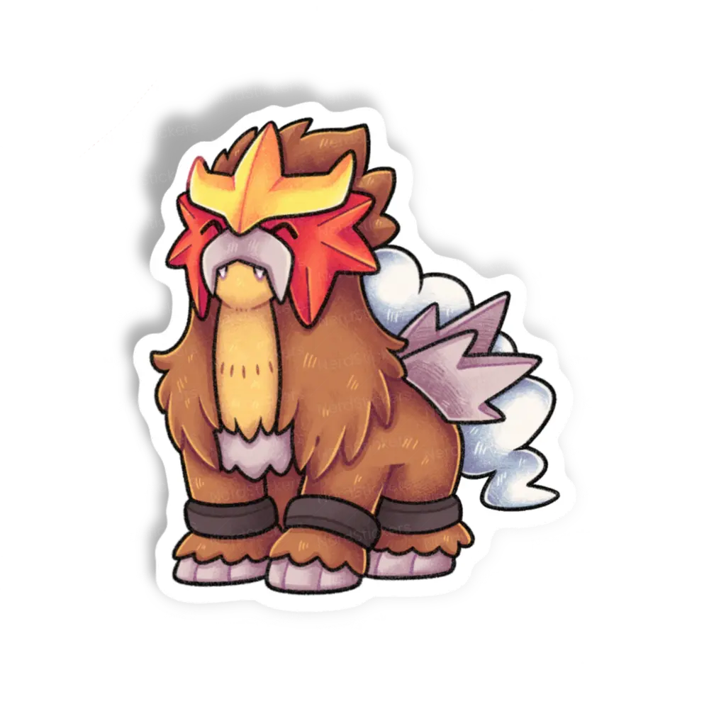 Adesivo Entei, Animais