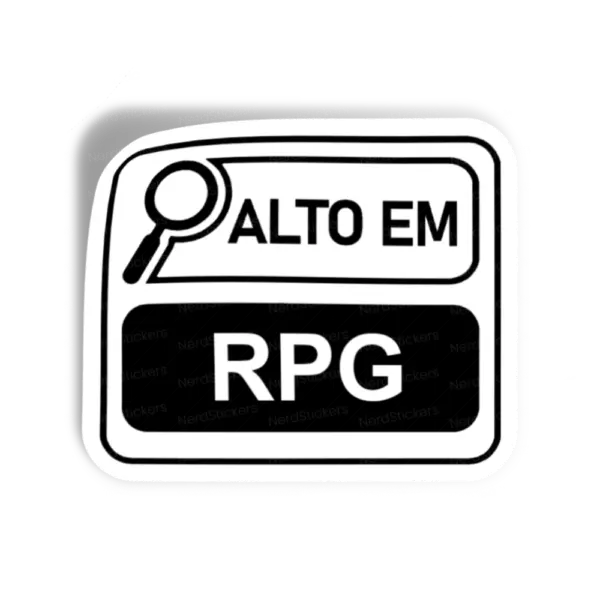 Adesivo Alto em RPG, Comida e Bebida