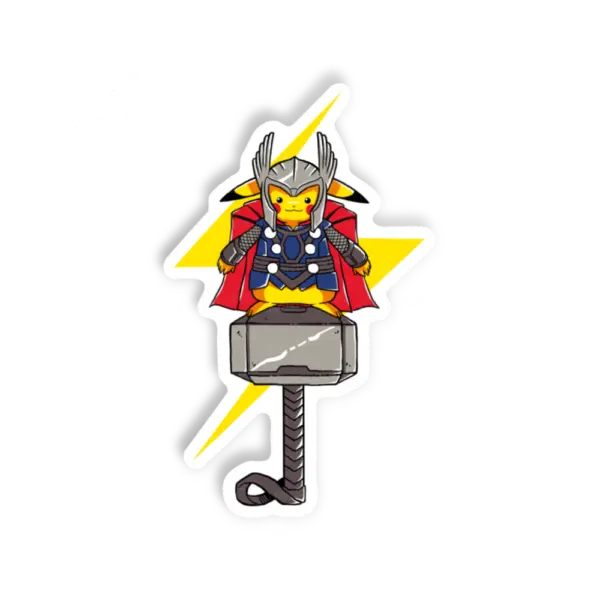 Adesivo God of Thunder, Anime e Mangá