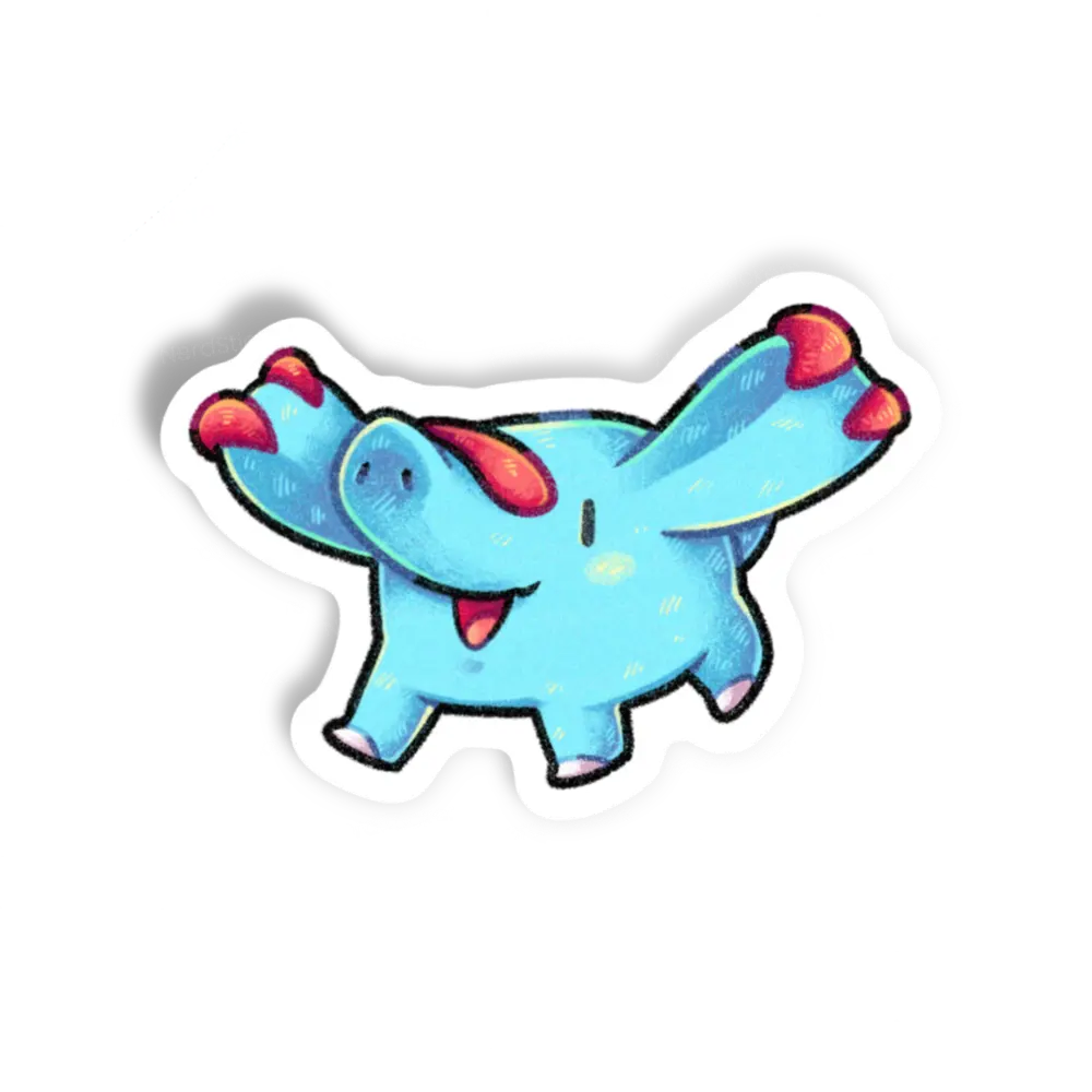 Adesivo Phanpy, Animais