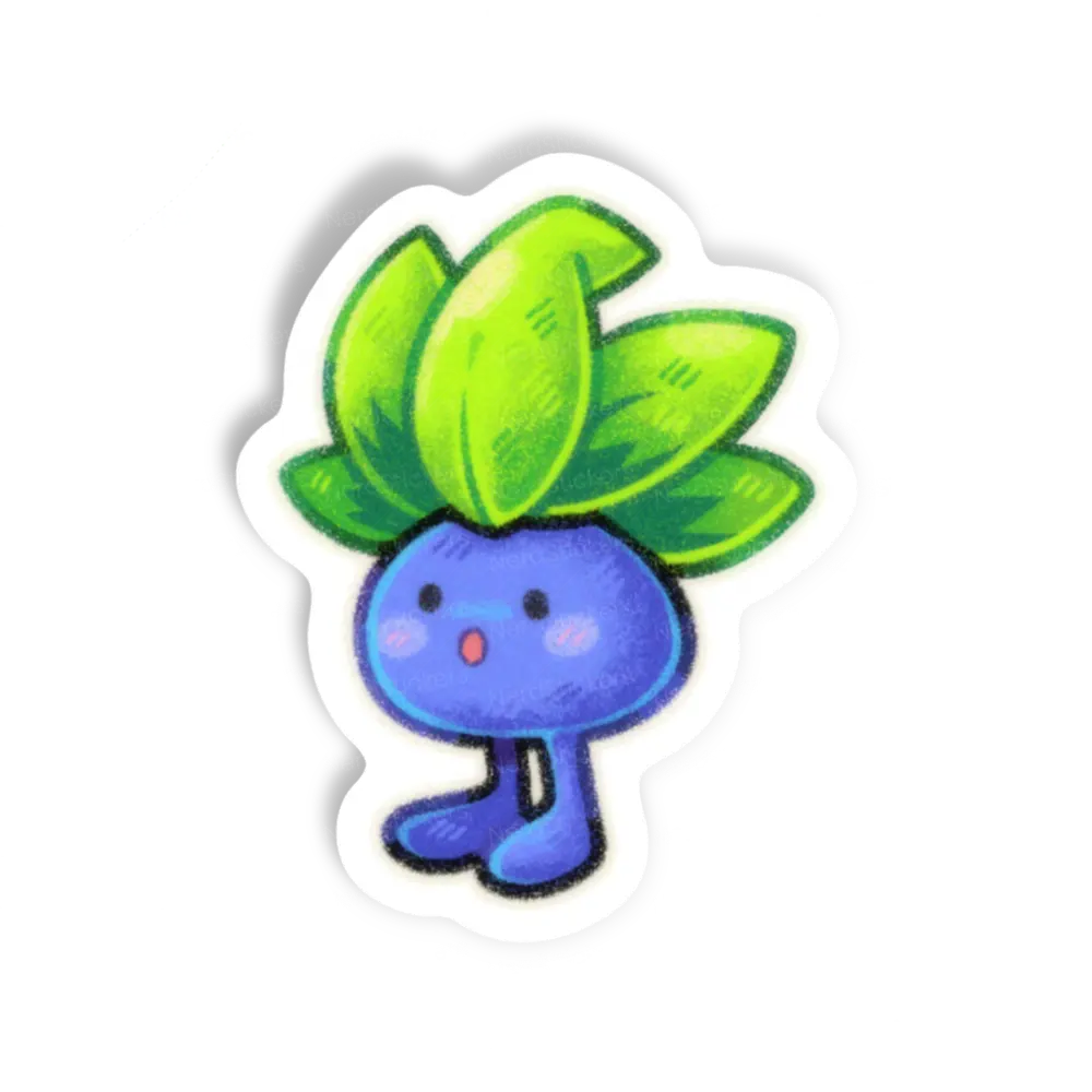 Adesivo Oddish, Anime e Mangá