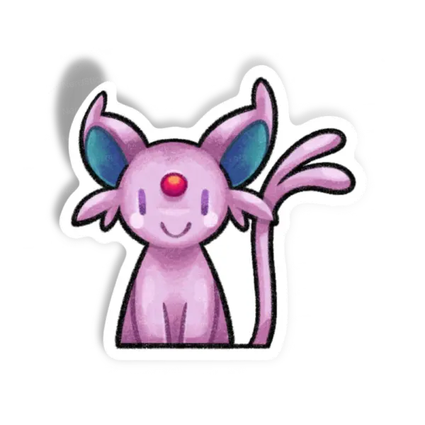 Adesivo Espeon, Animais