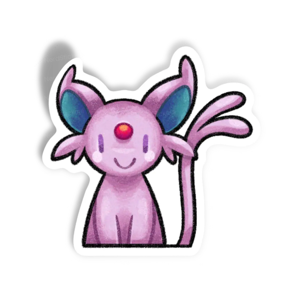 Adesivo Espeon, Animais
