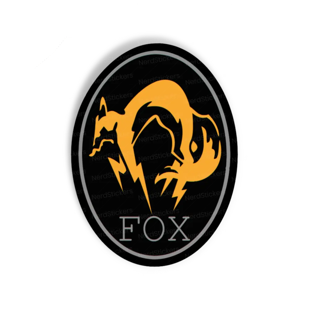 Adesivo Metal Gear FOX, Animais
