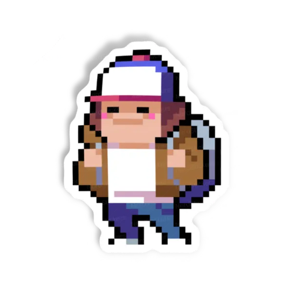 Adesivo Pixel Dustin, Filmes e Séries