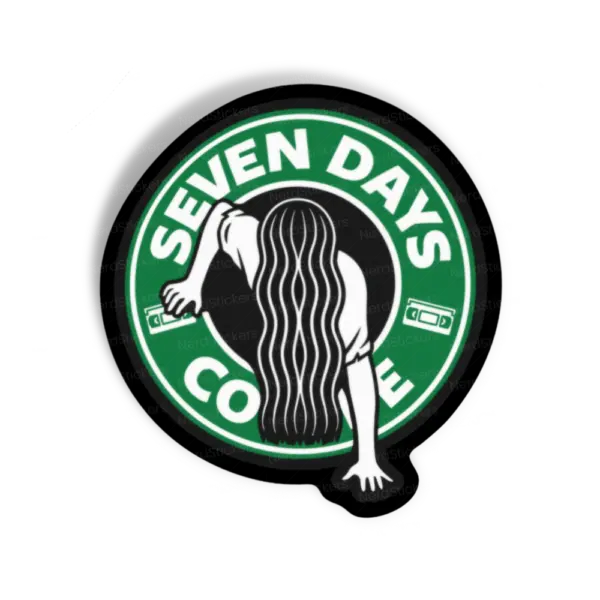 Adesivo Seven Days Coffee, Comida e Bebida