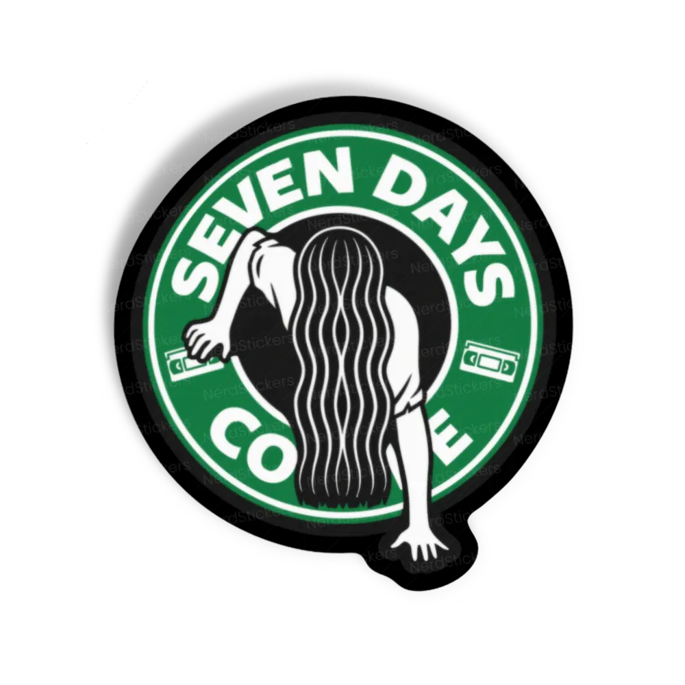 Adesivo Seven Days Coffee, Comida e Bebida