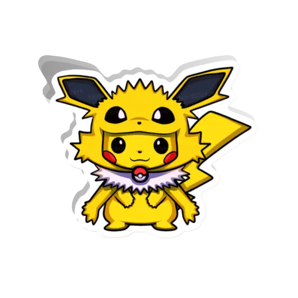 Adesivo Pikachu cosplay, Anime e Mangá