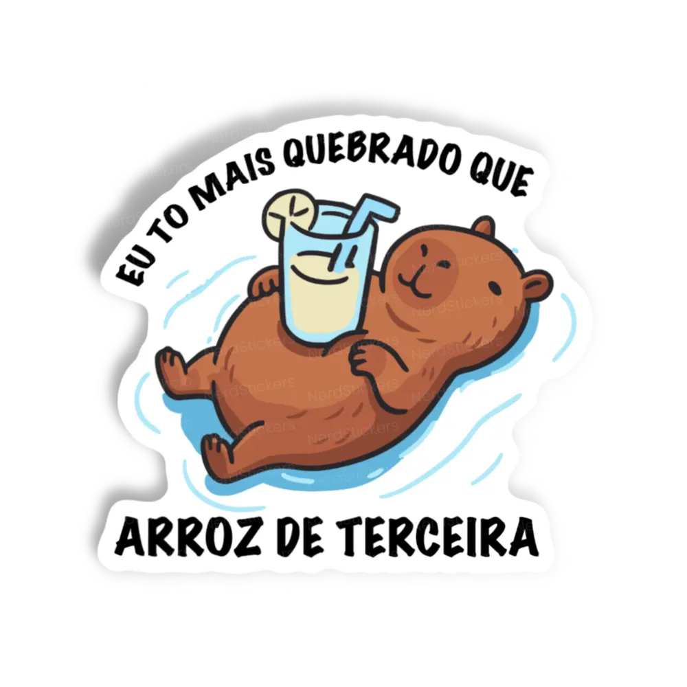 Adesivo Arroz de terceira, Animais