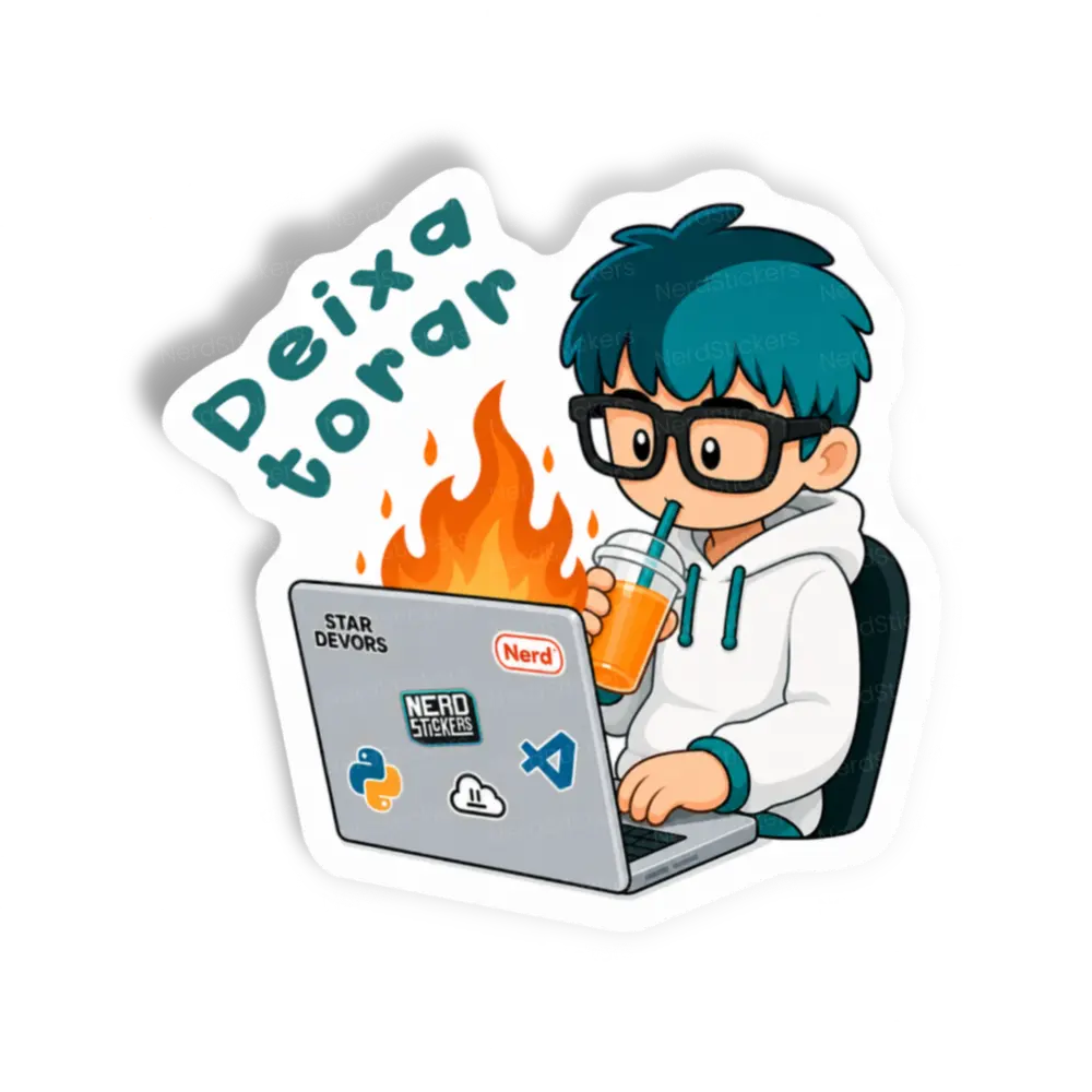 Adesivo Deixa torar, Design