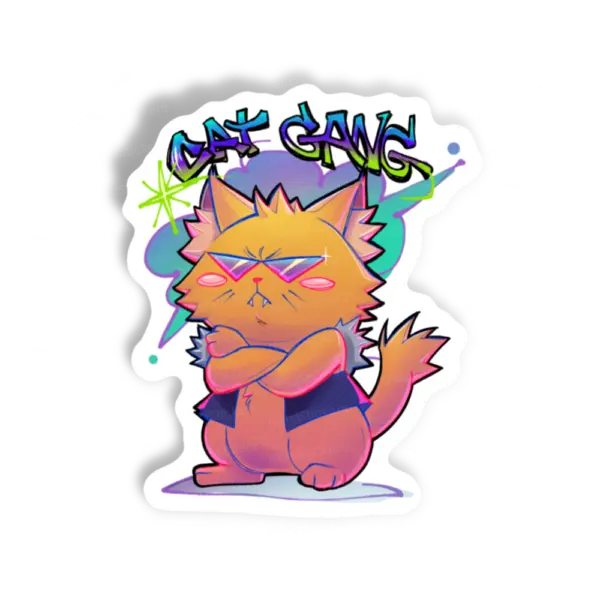 Adesivo Bad Cat, Animais