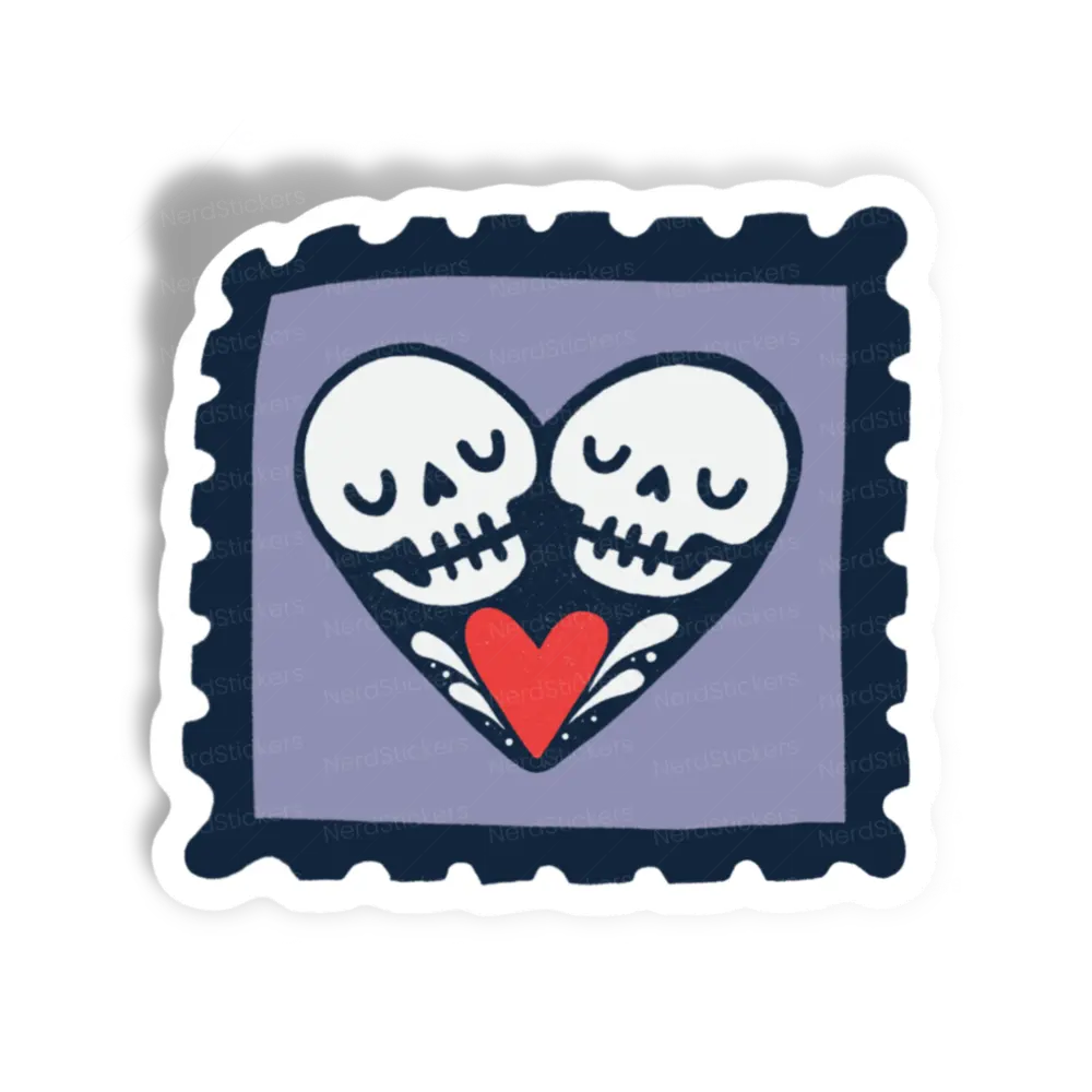 Adesivo Esqueletos Apaixonados, Design
