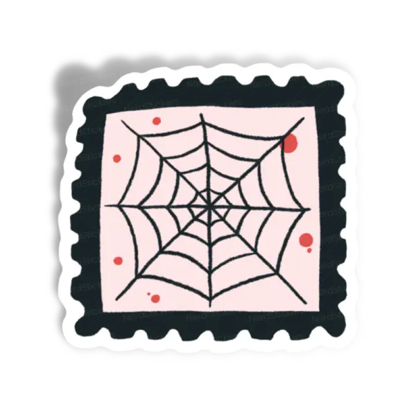Selo Teia de Aranha sticker, Design