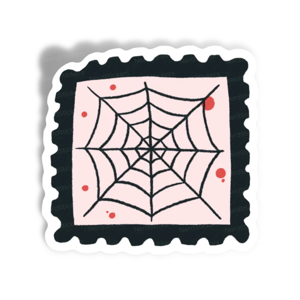 Adesivo Selo Teia de Aranha, Design