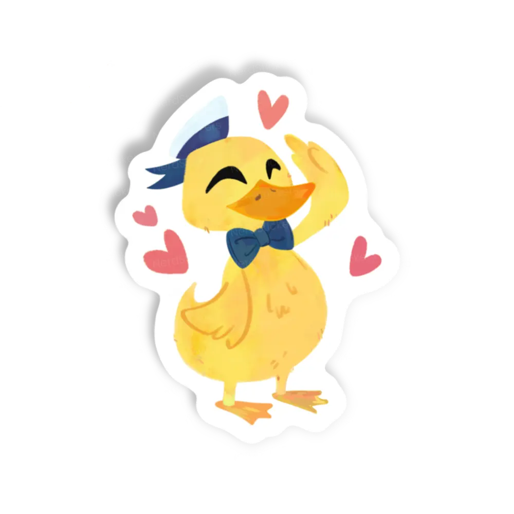Adesivo Patinho, Design