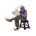 lendo jornalzin