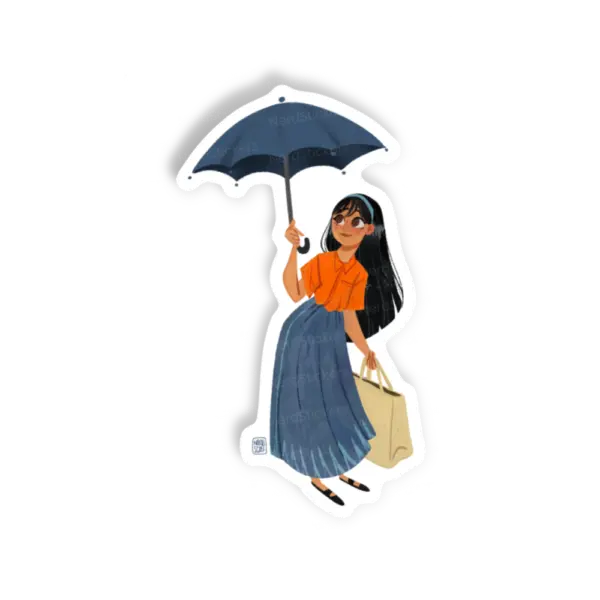 Adesivo choveu na minina, Design