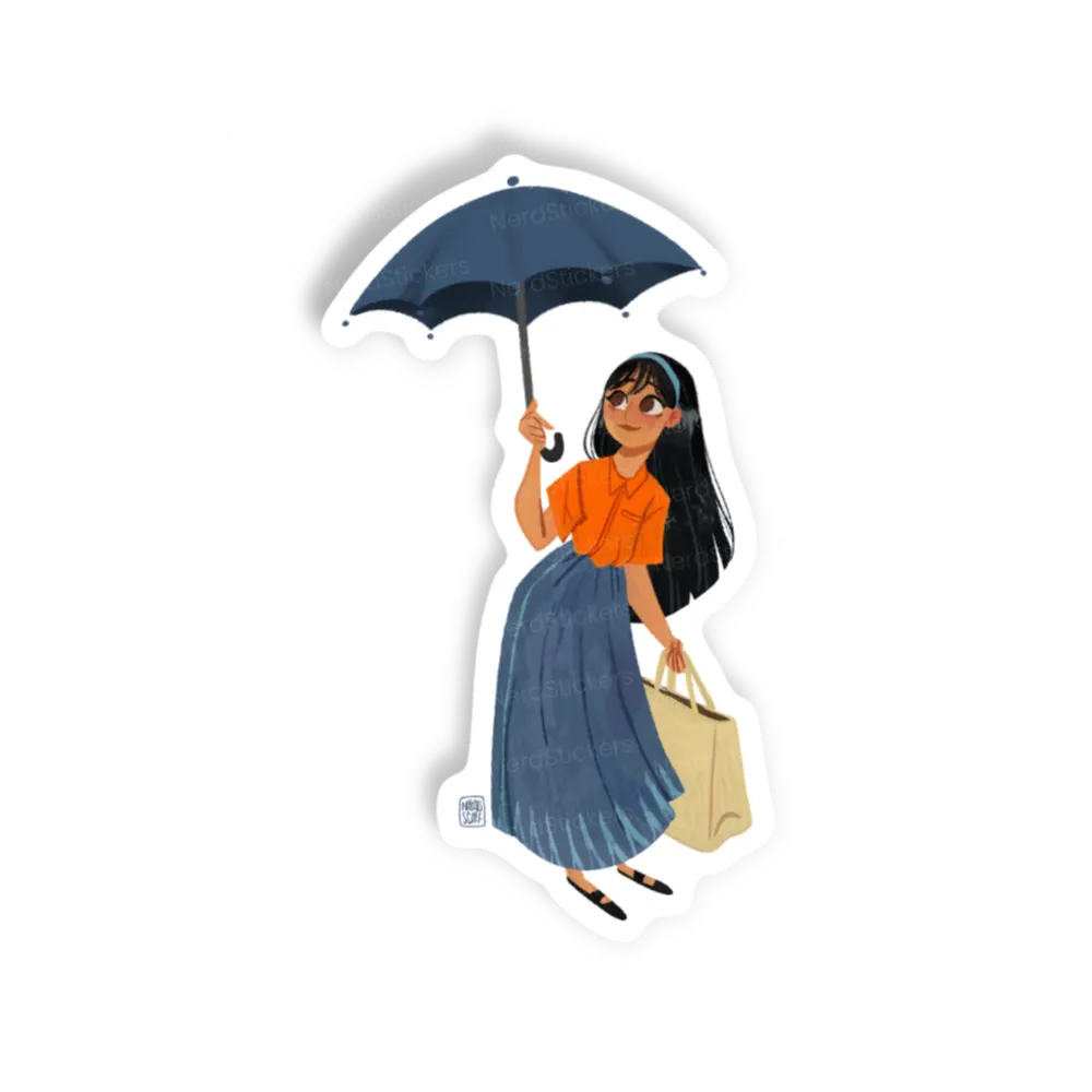 Adesivo choveu na minina, Design