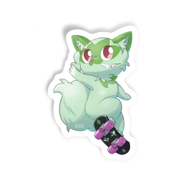 Adesivo Gatinho radical, Anime e Mangá