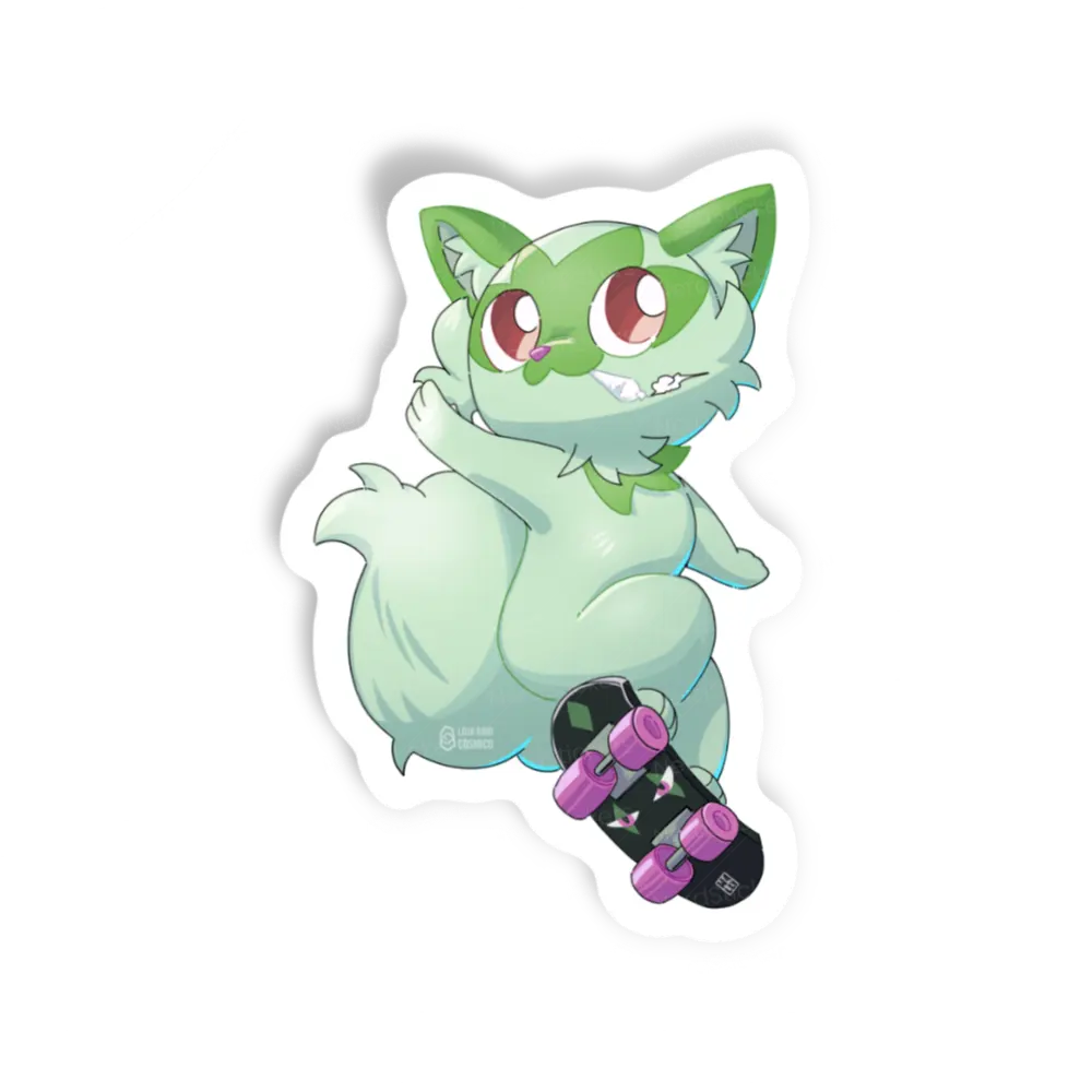 Adesivo Gatinho radical, Anime e Mangá