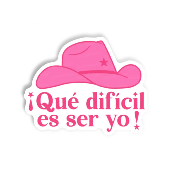 Adesivo Que Difícil Ser Eu, Memes e Humor