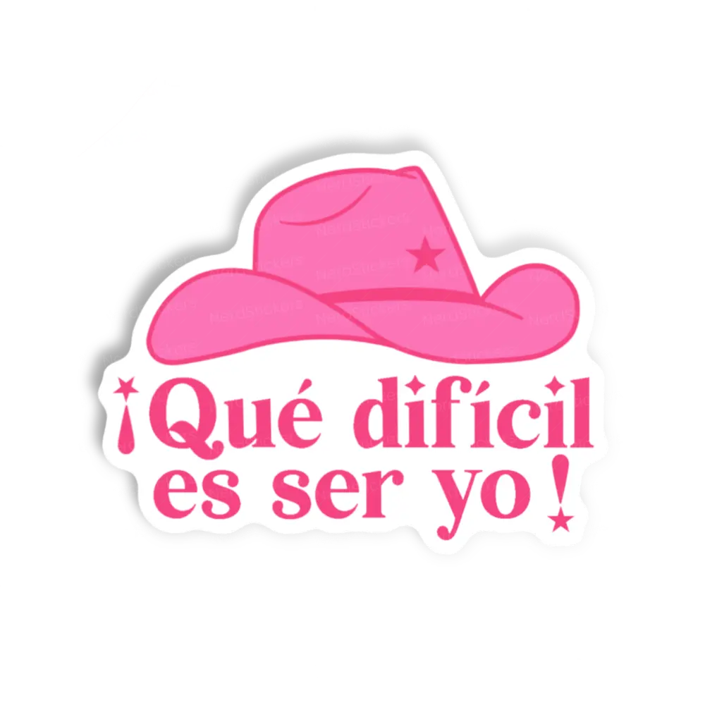 Adesivo Que Difícil Ser Eu, Memes e Humor
