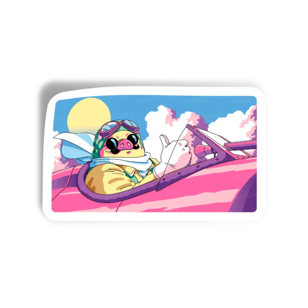 Adesivo Porco, Anime e Mangá