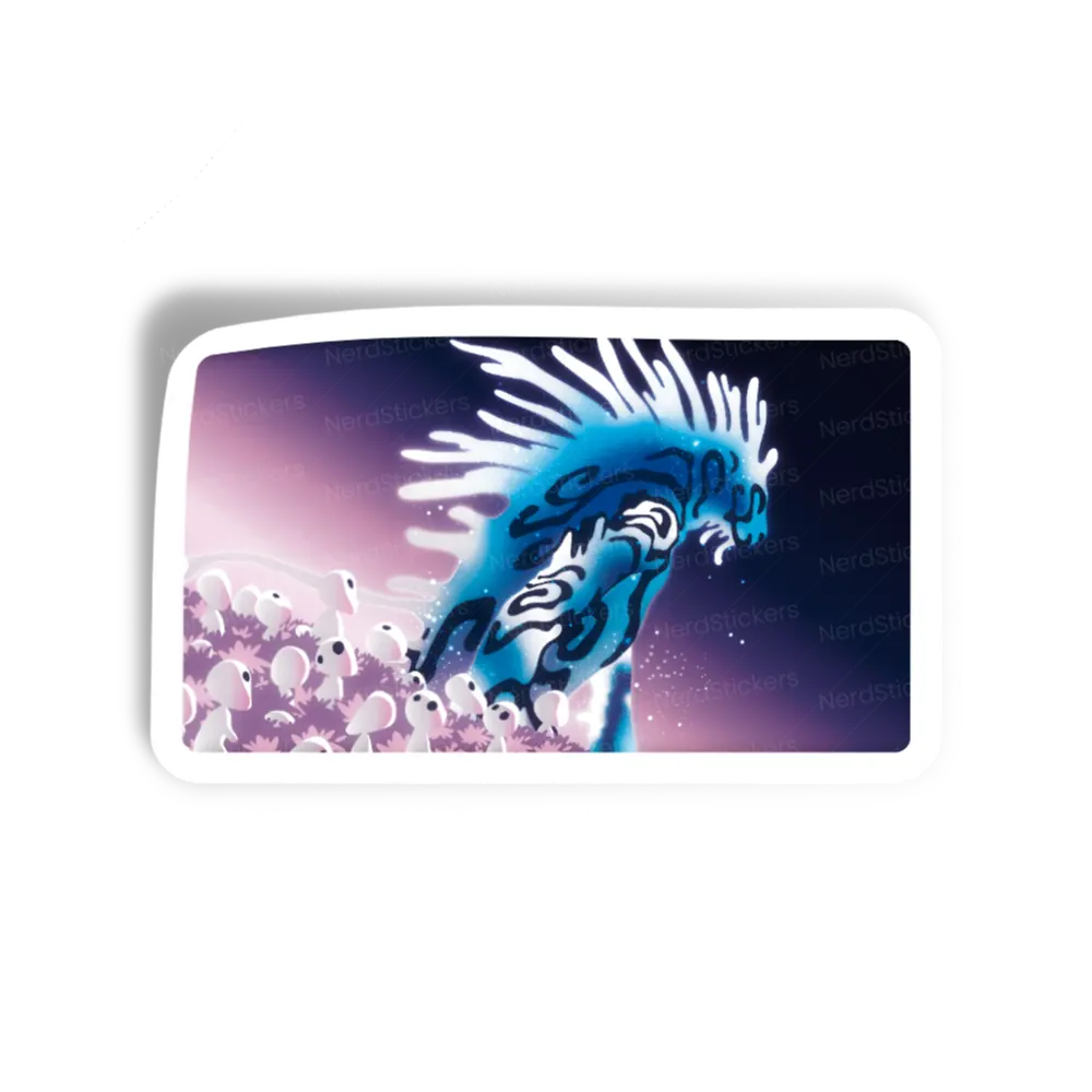 Forest Spirit sticker, Anime and Manga