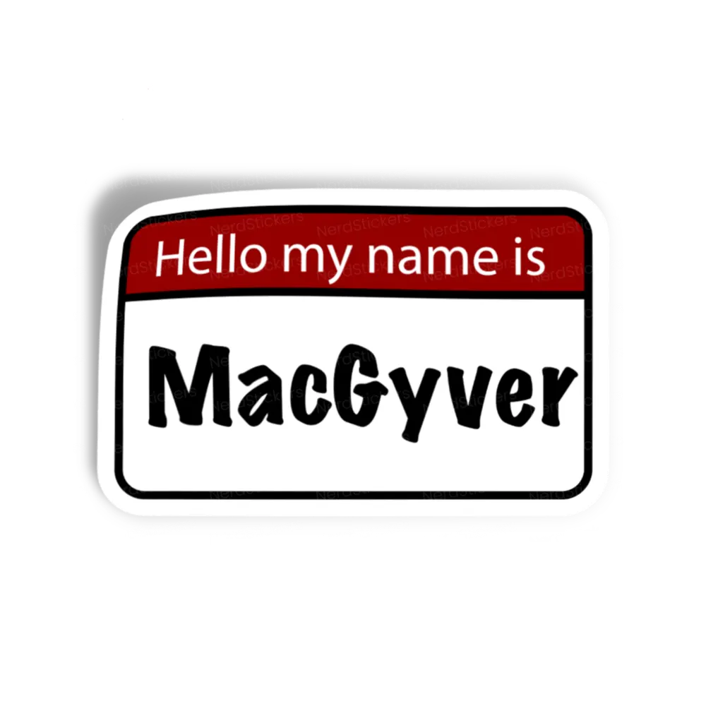 Adesivo Macgyver, Memes e Humor