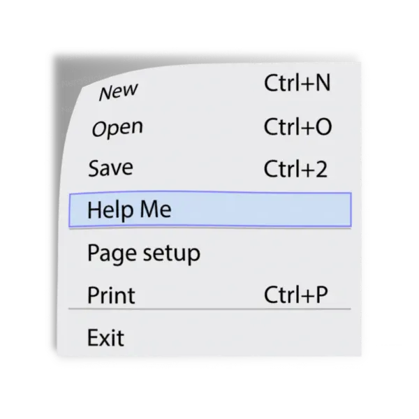 Adesivo Help me click, Memes e Humor