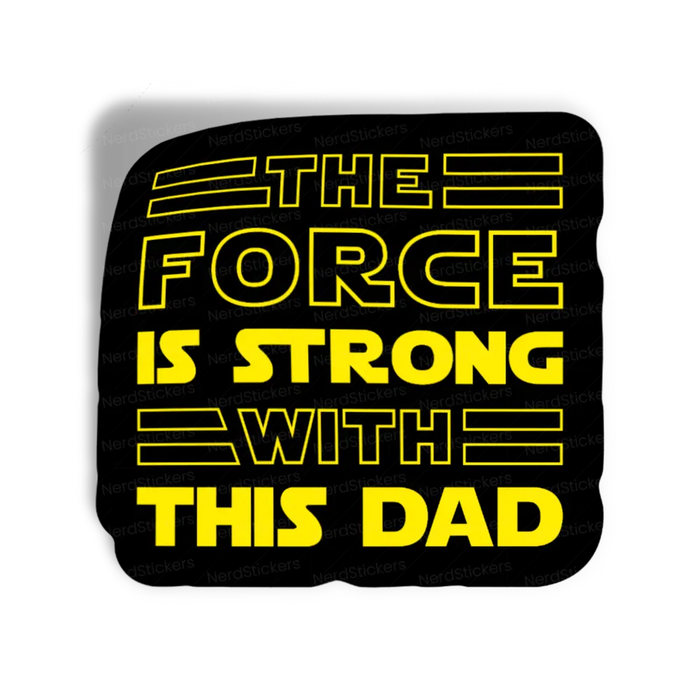 Adesivo Force dad, Memes e Humor