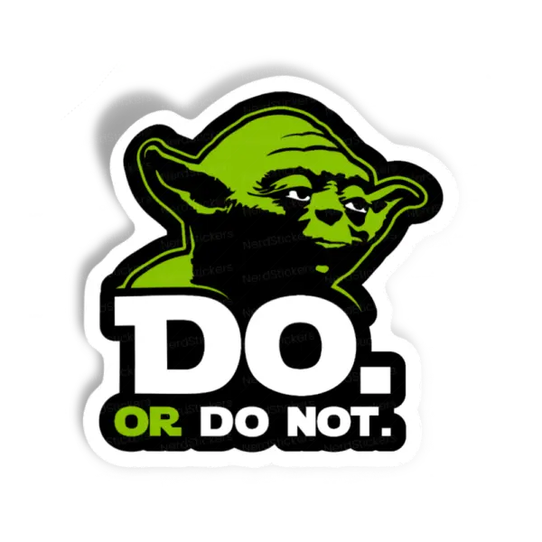Adesivo Do or do not, Filmes e Séries