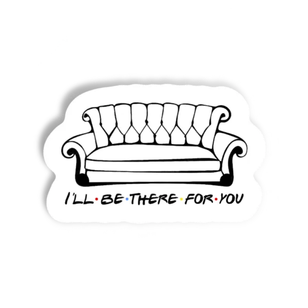 Adesivo Friendly sofa, Filmes e Séries