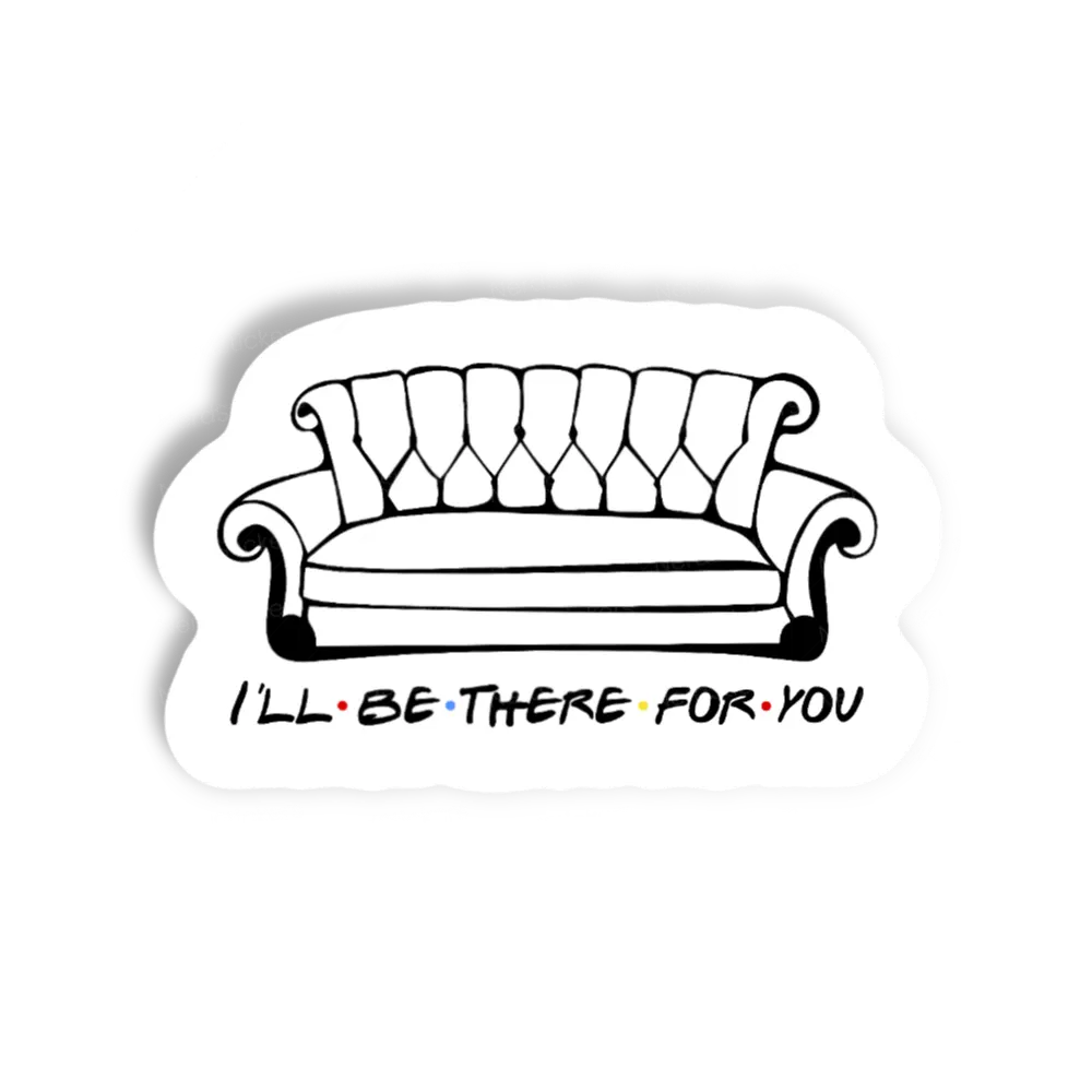 Adesivo Friendly sofa, Filmes e Séries