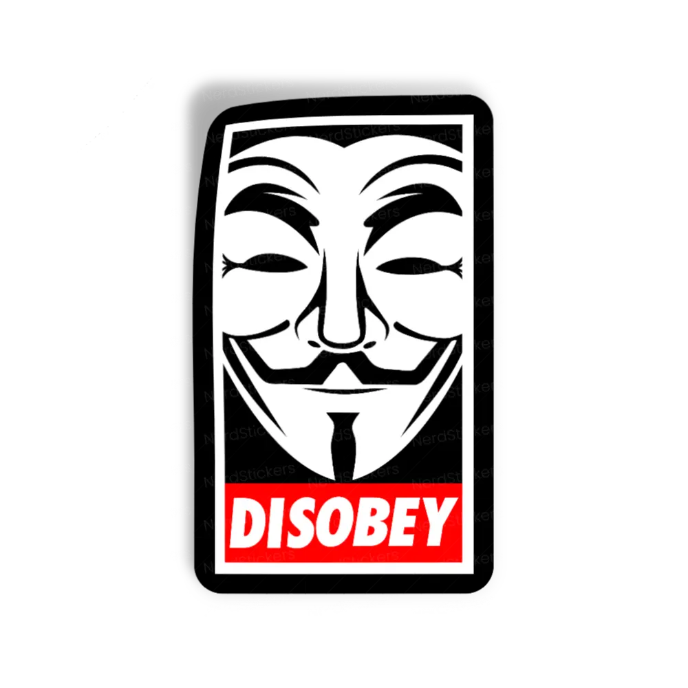 Adesivo Disobey Vendetta, Filmes e Séries