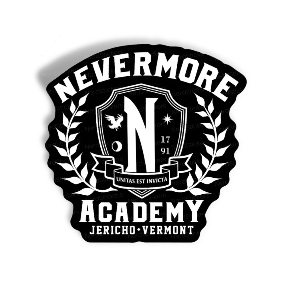 Adesivo Nevermore Academy Team, Filmes e Séries