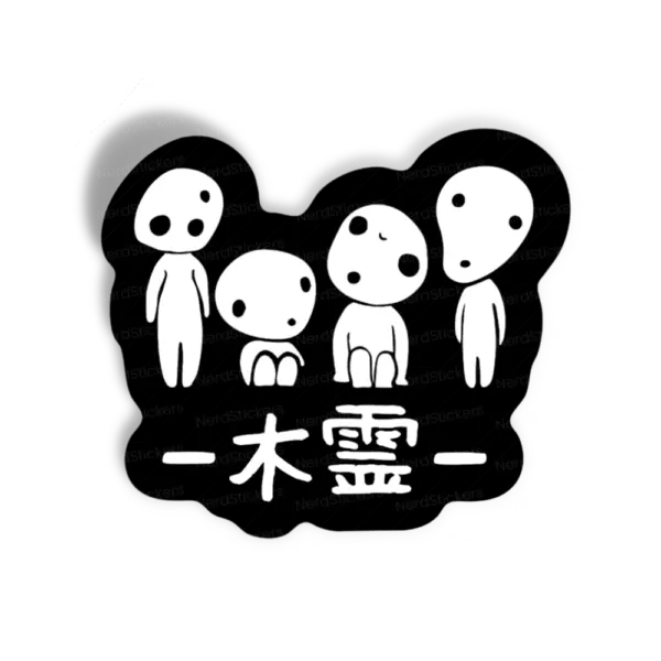 Adesivo Kodama Kanji, Anime e Mangá