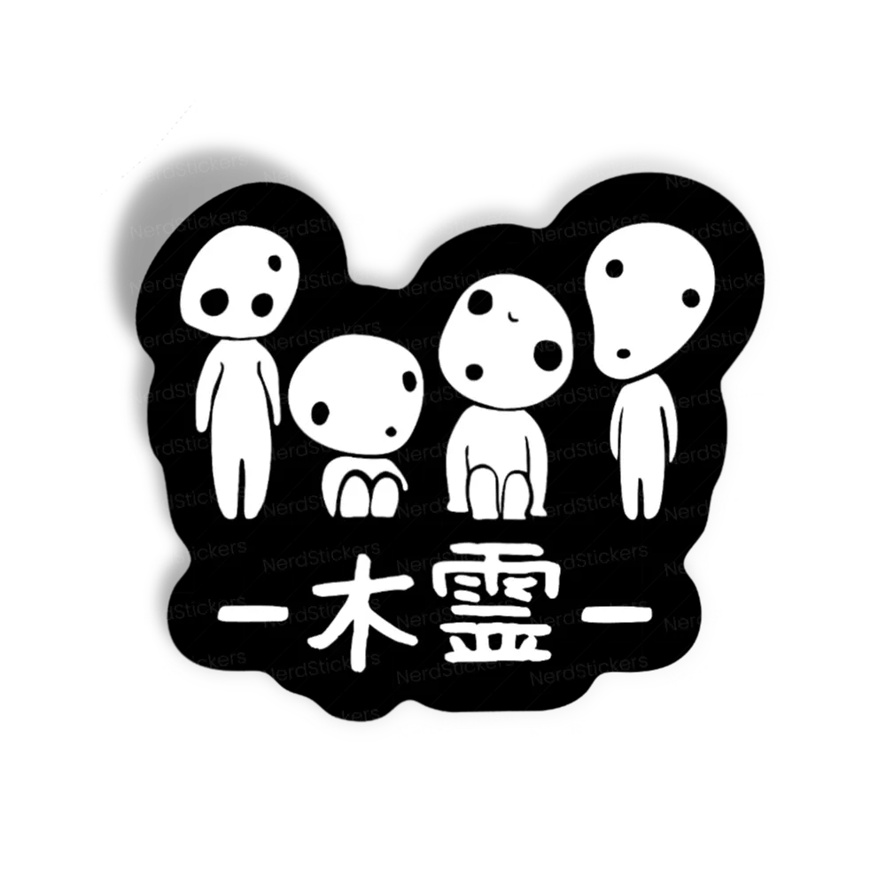 Adesivo Kodama Kanji, Anime e Mangá