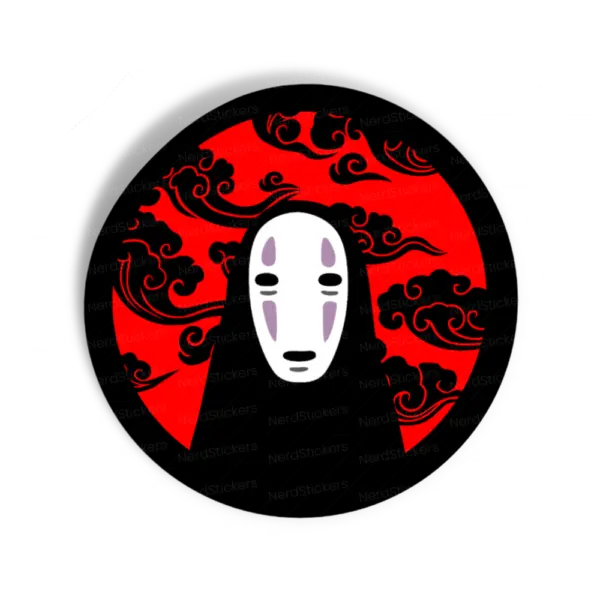 Adesivo Kao Nashi, Anime e Mangá