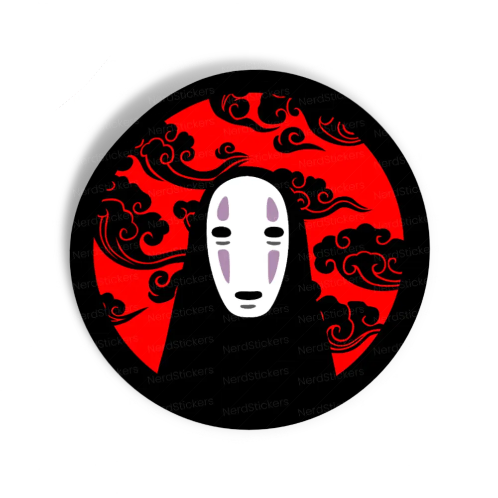 Adesivo Kao Nashi, Anime e Mangá