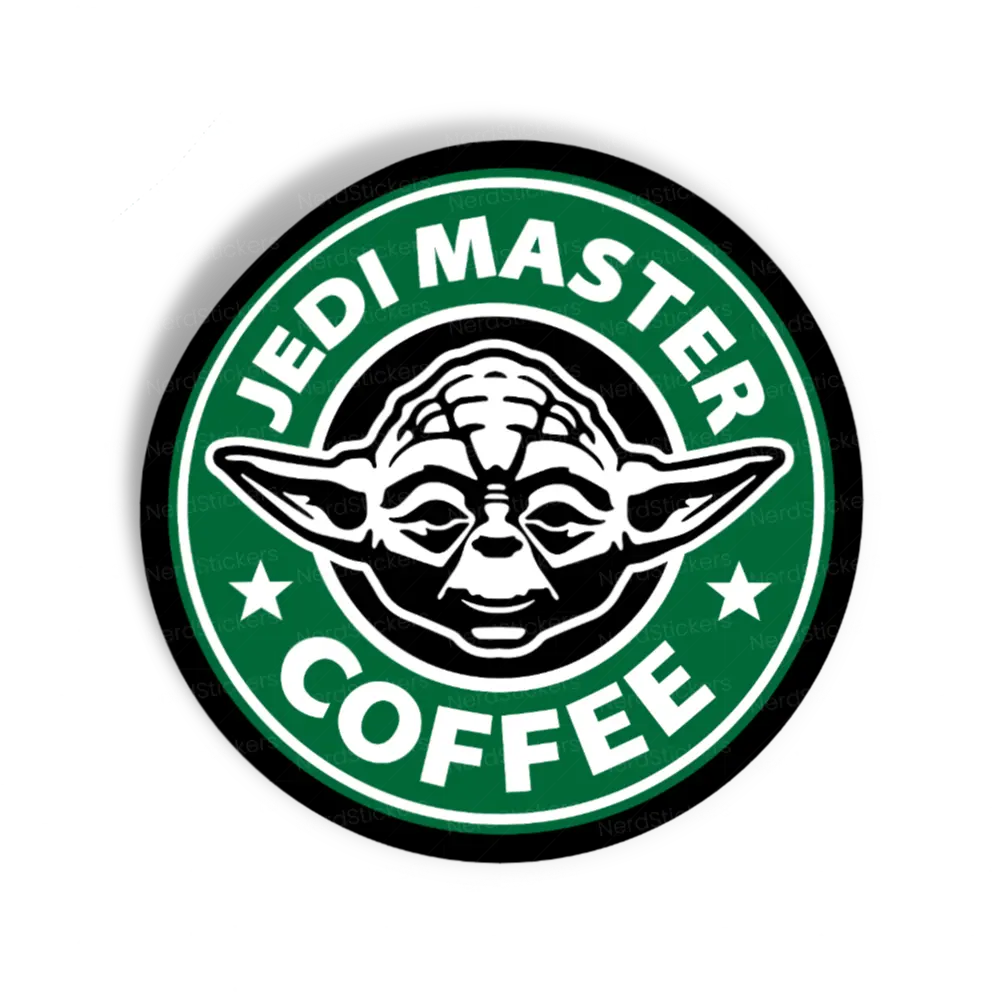 Adesivo Jedi Coffee, Comida e Bebida